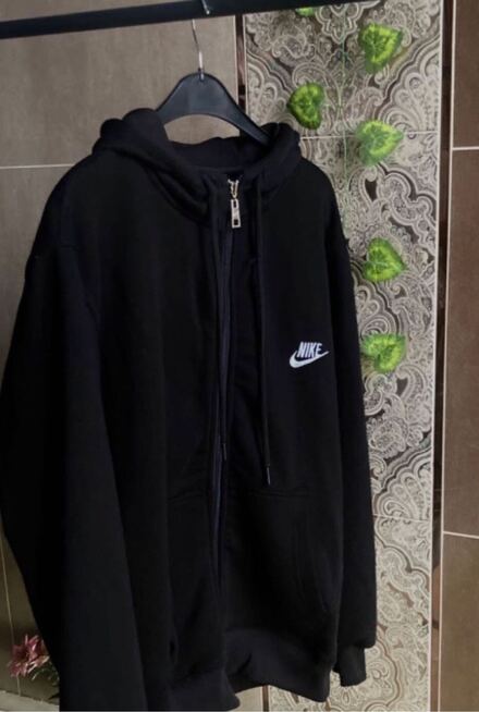 Nike Siyah Fermuarlı nike club flece