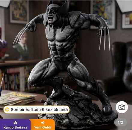 3D Yayınları Wolverine Figürü