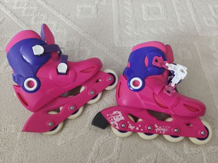 Oxelo Pembe Paten Seti-decathlon