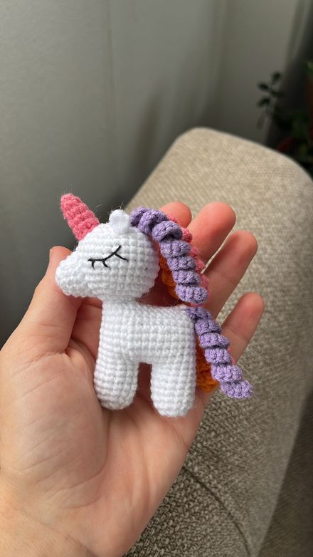 El Yapımı Unicorn Anahtarlık