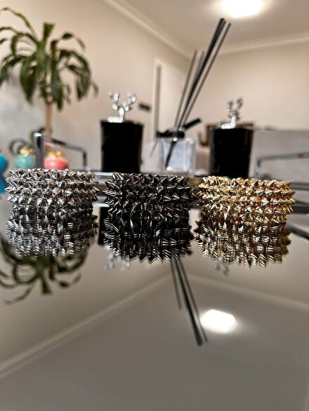 Spike Punk Gotik Bileklik 🥰 🎉 🎁 🌟 💕