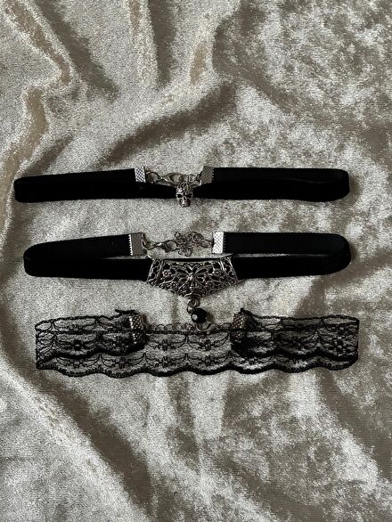 Gotik Choker Set gotik kolye gotik choke
