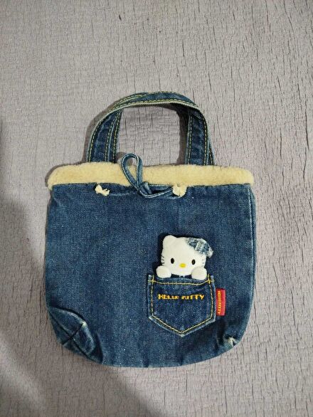 Hello Kitty Denim Çanta