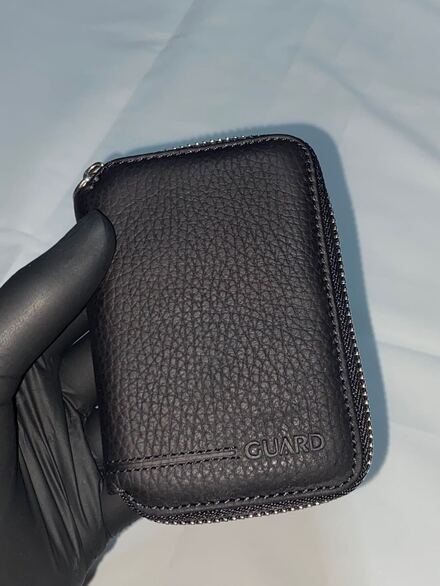 Guard Fermuarlı Unisex Deri Cüzdan