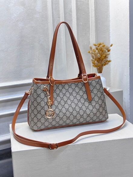 Gucci Desenli Omuz Çantası
