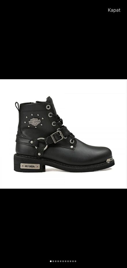 Harley Davidson Siyah Bot