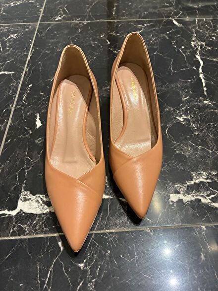 Nude Klasik Topuklu Ayakkabı