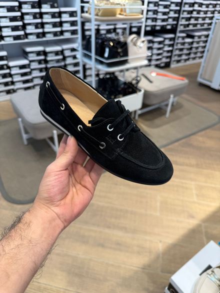 Siyah Süet Loafer Ayakkabı