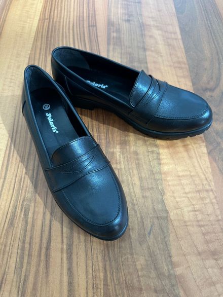 Polaris Siyah Loafer Ayakkabı