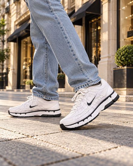 Nike P-6000 Beyaz Siyah Erkek