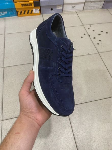 Erkek süet hakiki deri sneaker