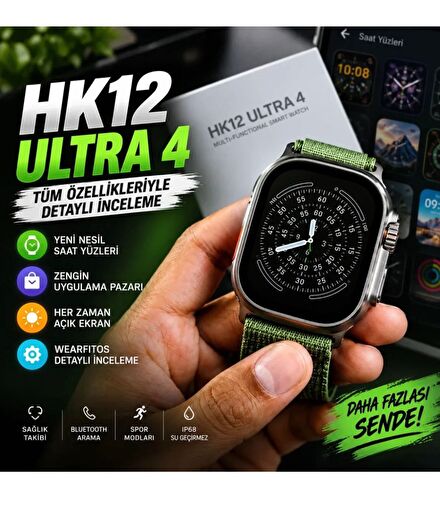HK12 Ultra 4 Akıllı Saat