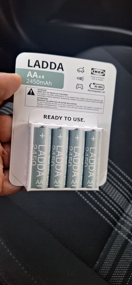 IKEA LADDA AA Pil 2450 mAh #ikea