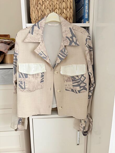 Zara Çok Renkli Blazer Ceket