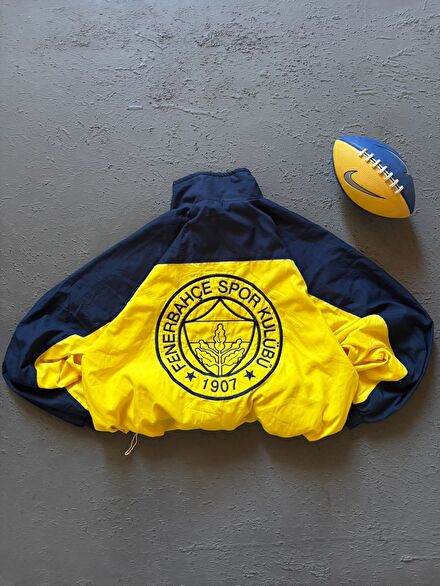 Fenerbahçe oversize vintage bomber ceket