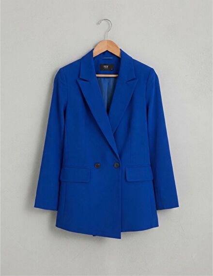 Mavi Blazer Ceket