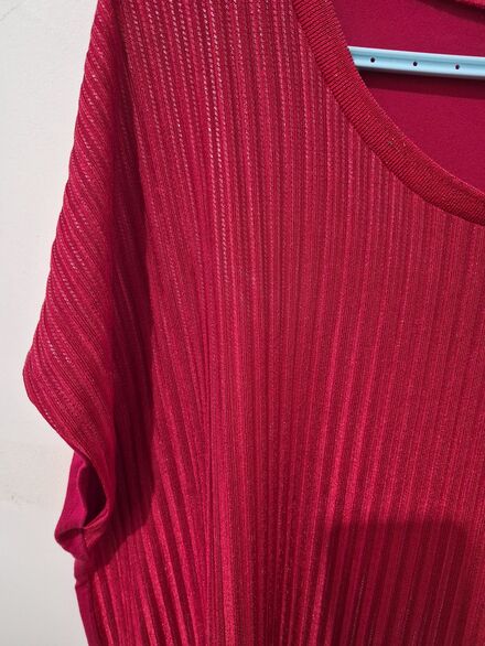 2xl kirmizi lcw sik bir bluz
