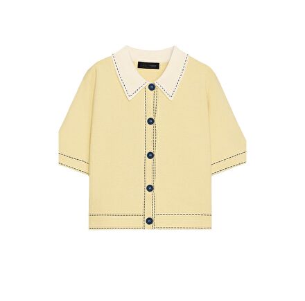 Zara Tereyağı sarısı bluz