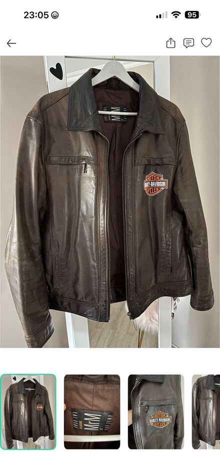 Harley Davidson Deri Ceket
