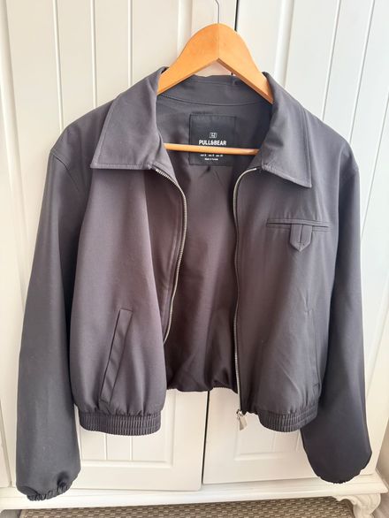 Pull&Bear gri Bomber Ceket