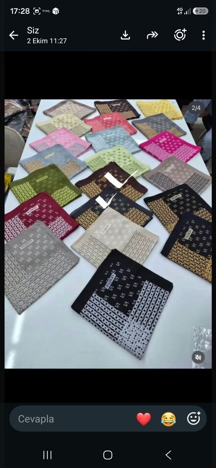 Armine Desenli Eşarp adet fiyatidir