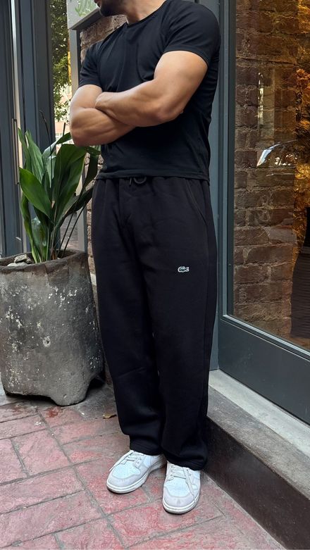 Oversize Siyah Eşofman Altı