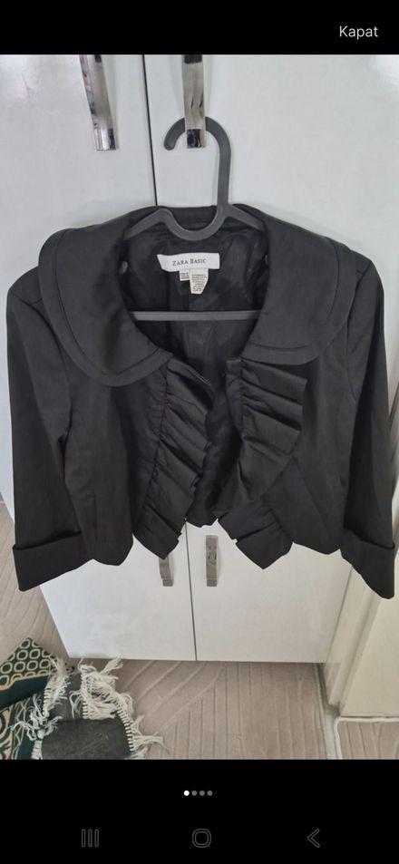 Siyah Zara Blazer Ceket