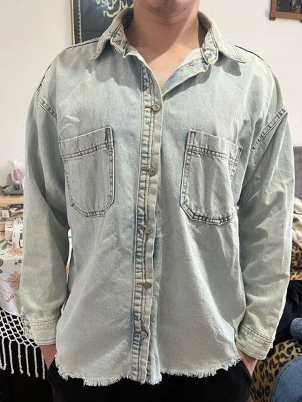 unisex zara Denim Gömlek