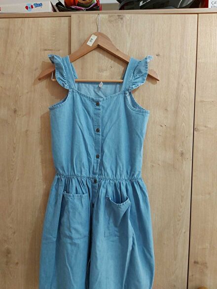 Mavi Denim Elbise defacto 11-12 yaş