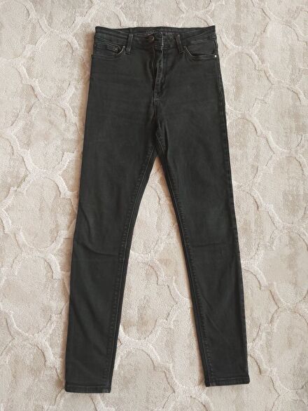 Loft Siyah Jean Pantolon