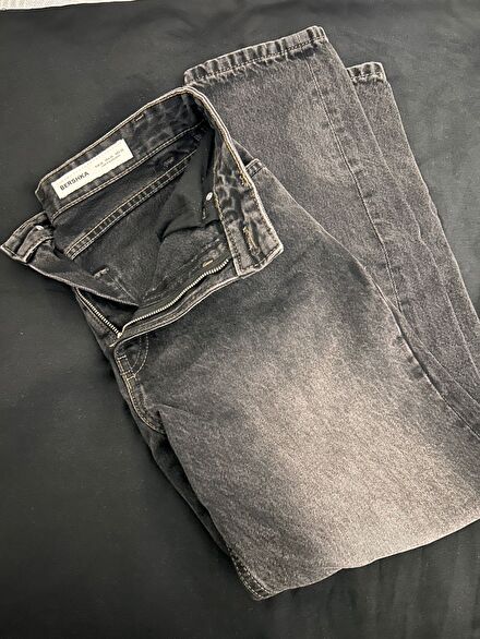 Bershka Siyah Erkek Jean Pantolon
