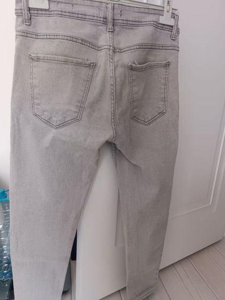 Erkek Gri Jeans Pantolon 30\32