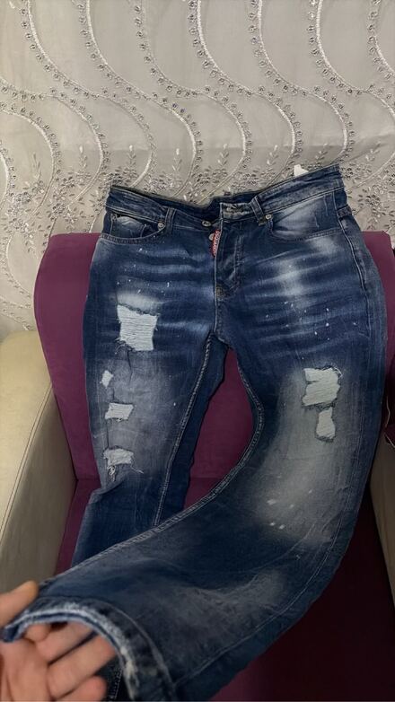 DSQUARED2 Yırtık Kot Pantolon