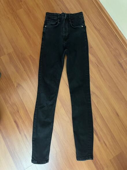 ZARA 32 - Siyah Kot Pantolon