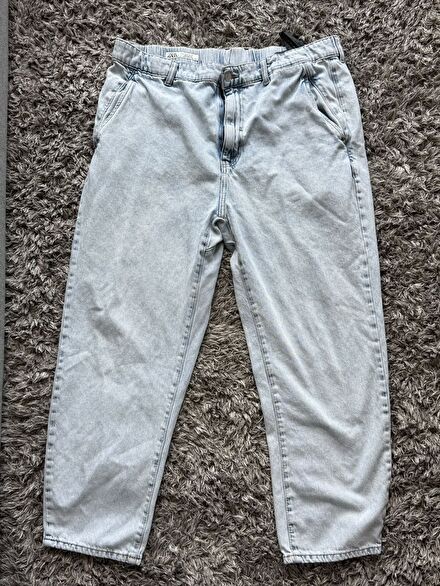 Zara Relaxed Jean Pantolon 46/36