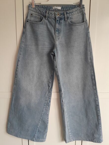 Calliope Yüksek Bel Wide Leg Jean Pantol