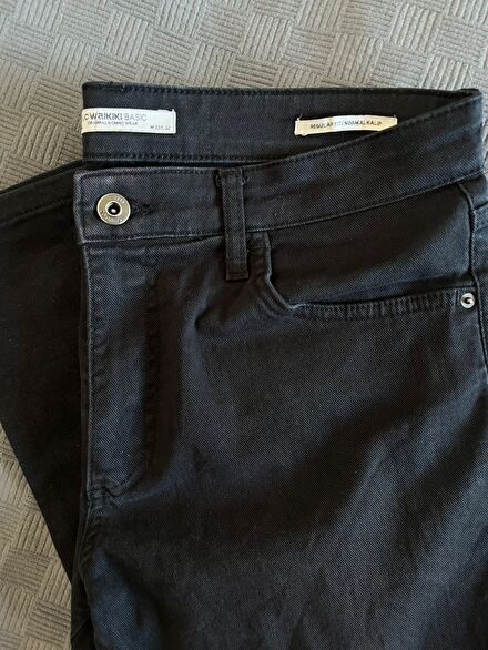 Siyah Kot (Jean) Pantolon