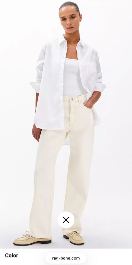 Rag & Bone The Shea High Rise Straight