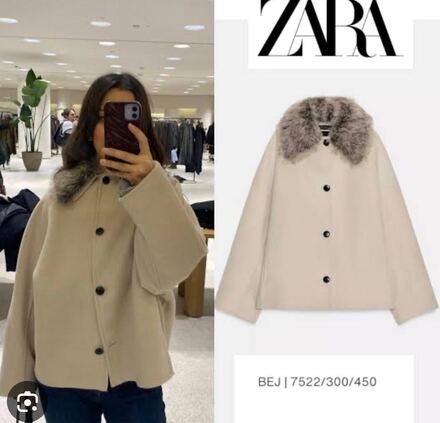 Zara yünlü Kaban