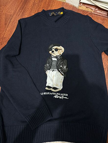 Polo Ralph Lauren Bear Desenli Kazak