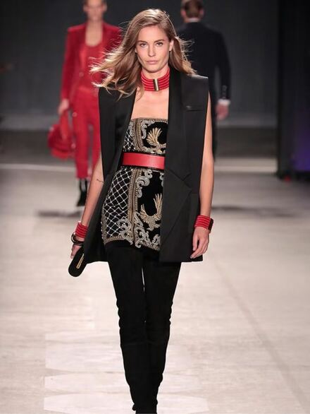 BALMAIN X H&M coat