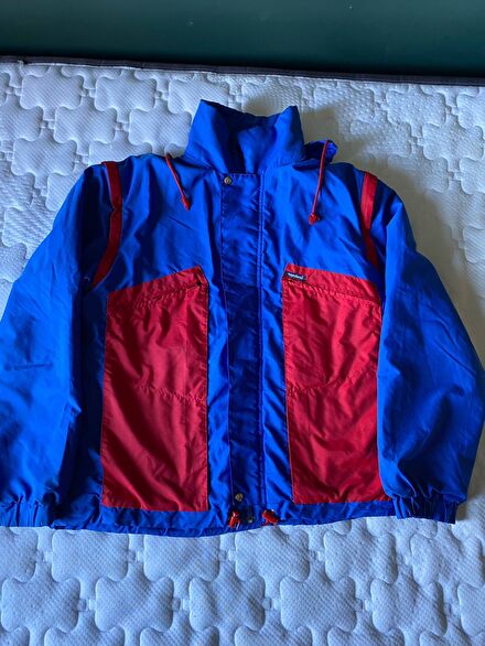 Vintage Çok Renkli Mont