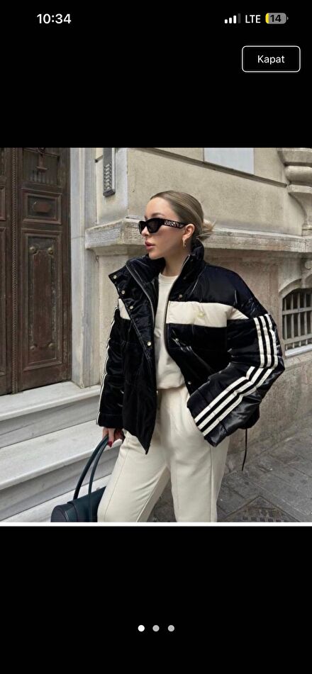 Adidas kadın Siyah Mont