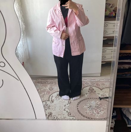 Pembe Blazer Ceket