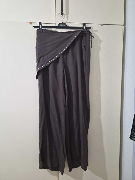 Stradivarius Şal Detaylı Pantolon