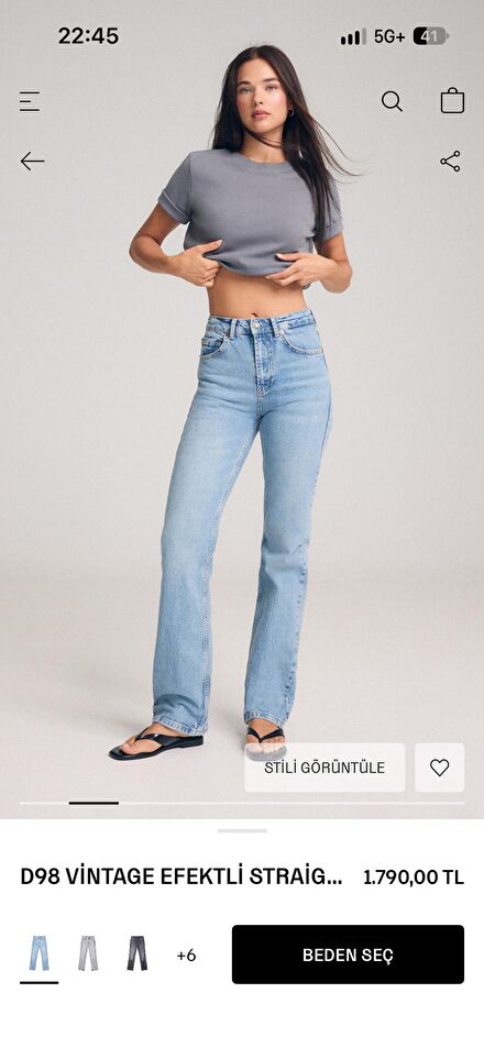 Stradivarius D98 Vintage Jean
