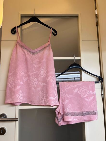 Suwen Marka Pembe Desenli Pijama Takımı