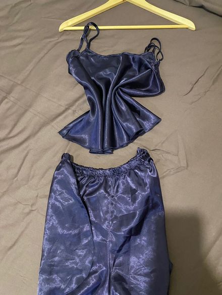 Kürdüm Saten İkili Pijama Takımı
