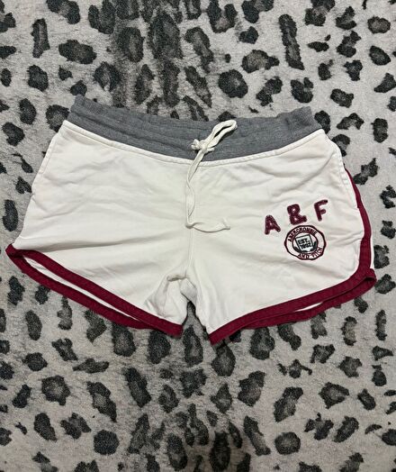Abercrombie vintage beyaz mini şort