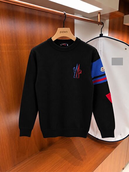 Moncler Siyah Sweatshirt Triko